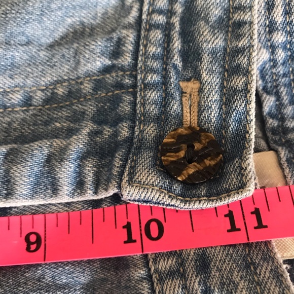 J. Jill High Rise  Embroidered Leg Denim Jeans  10 - Picture 7 of 8